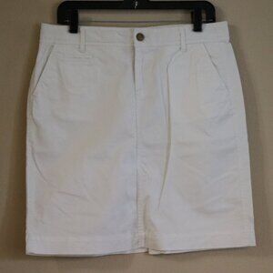 New Old Navy White Pencil Skirt Size 10